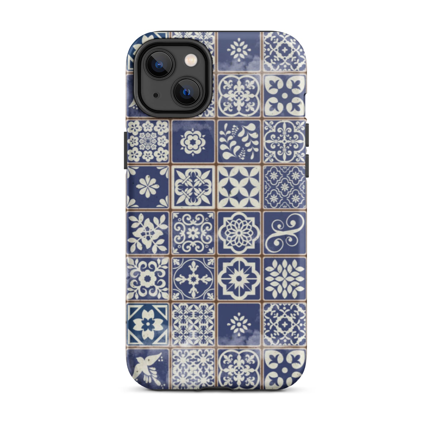 Portuguese Tile Tough iPhone 14 Plus case