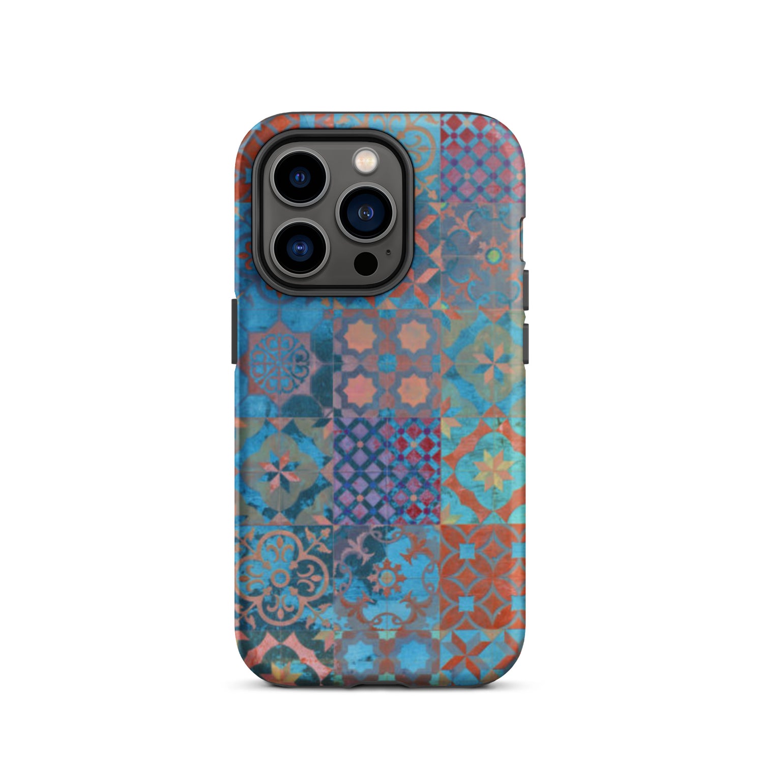 Moroccan Tile Tough iPhone 14 Pro case