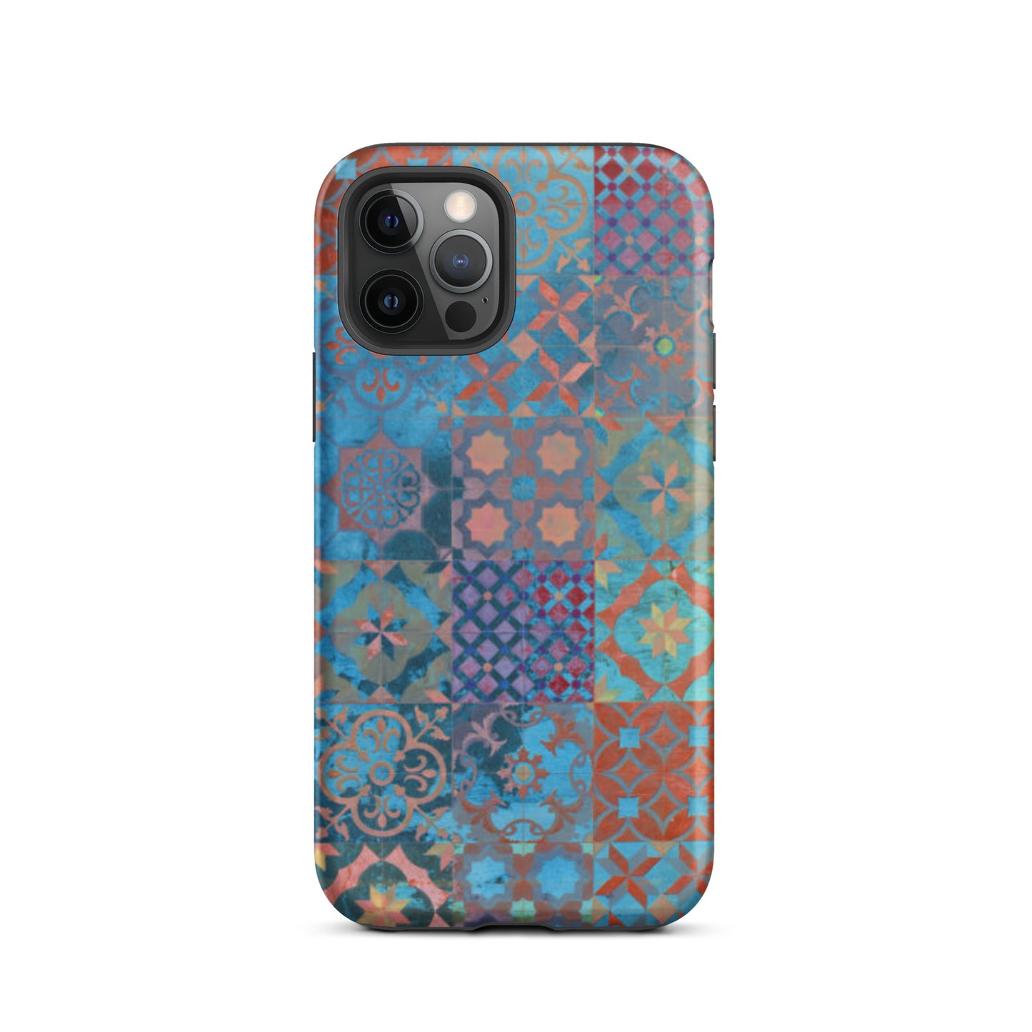 Moroccan Tile Tough iPhone 12 Pro case