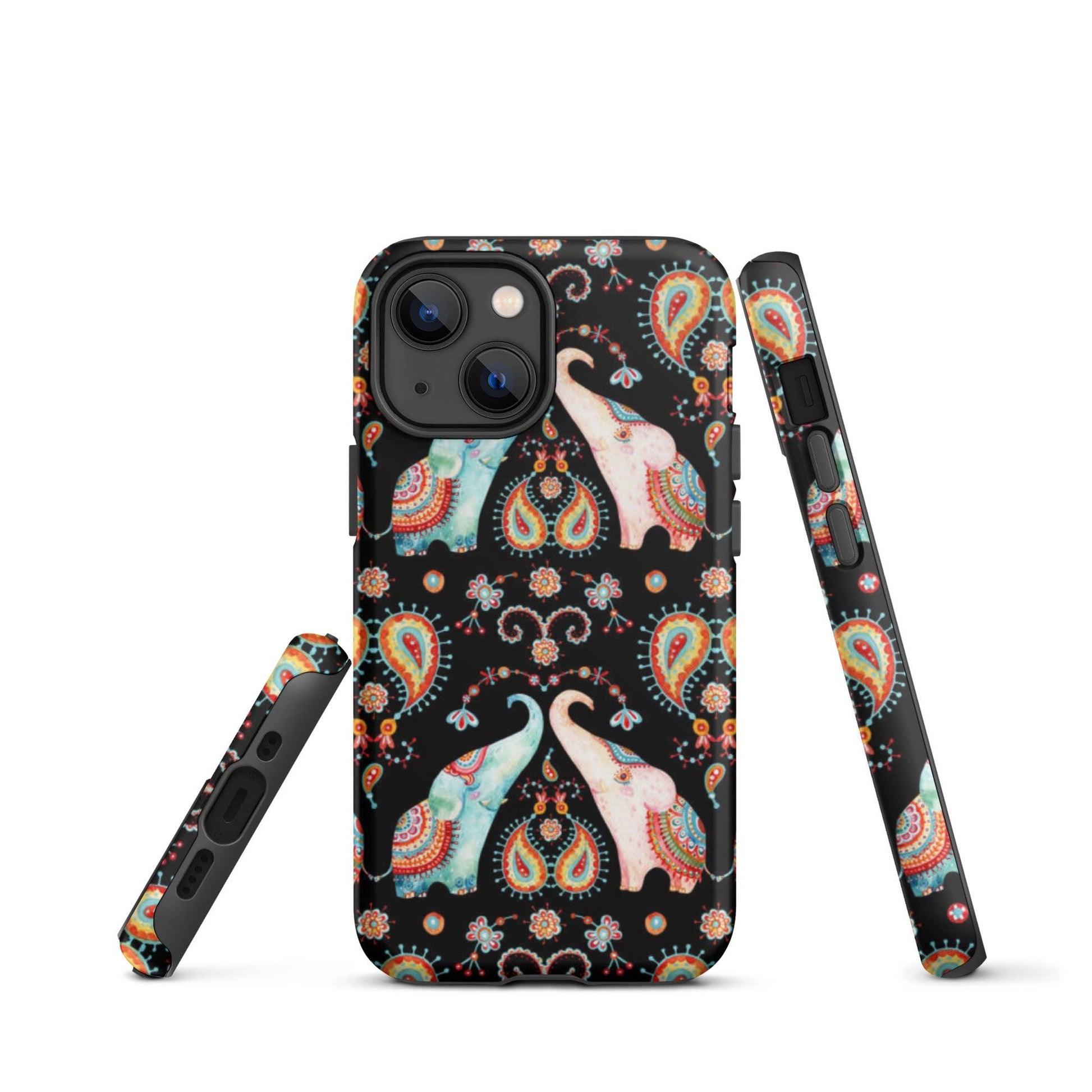 Indian Elephants Tough iPhone case - The Global Wanderer