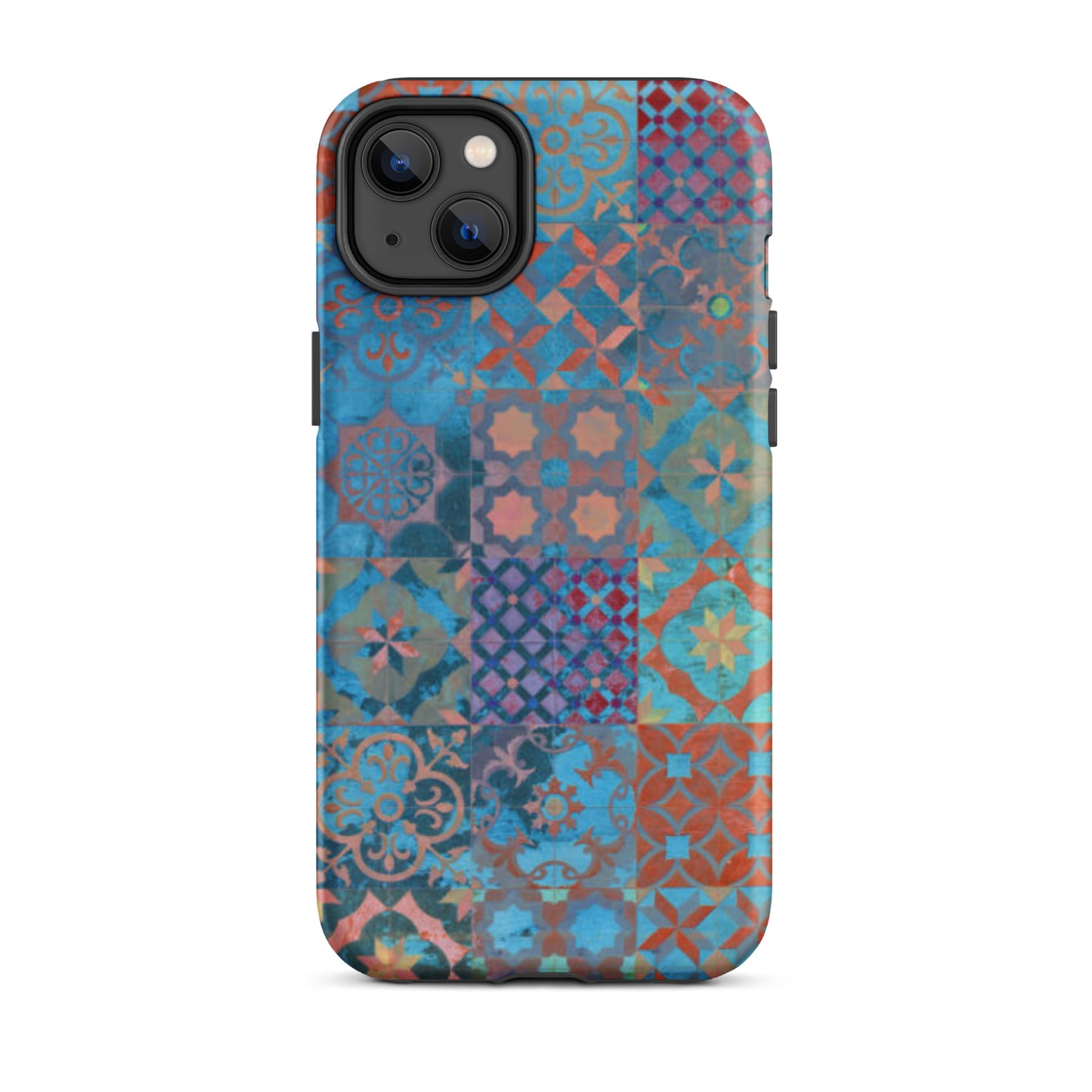 Moroccan Tile Tough iPhone 14 Plus case