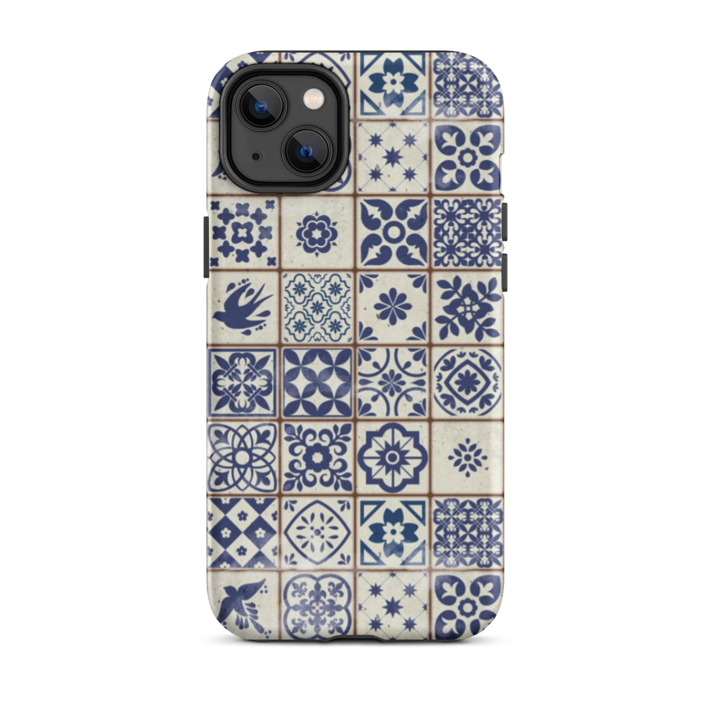 Portuguese Tile Tough iPhone 14 Plus case