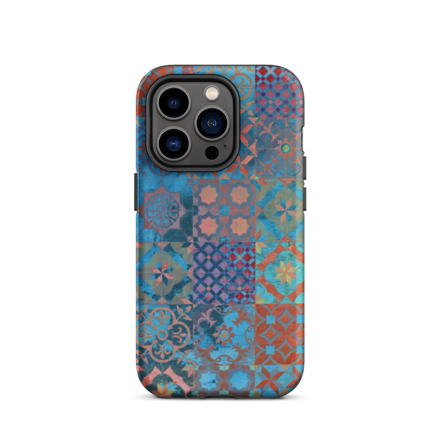 Moroccan Tile Tough iPhone 14 Pro case