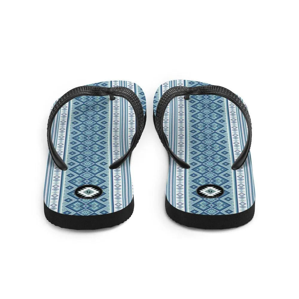 Ukrainian Vyshyvanka Flip Flops - The Global Wanderer