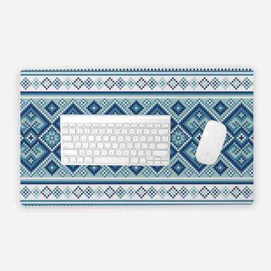 Ukrainian Vyshyvanka Print Desk Mat - The Global Wanderer