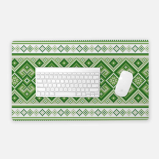 Ukrainian Vyshyvanka Print Desk Mat - The Global Wanderer