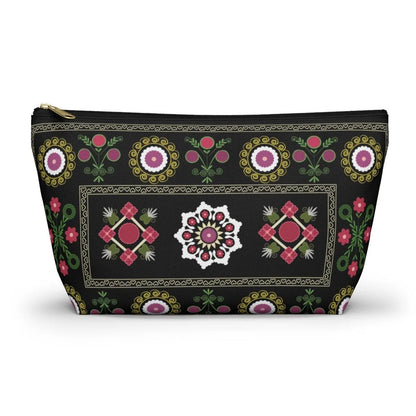 Uzbek Suzani Rug Print Pouch - The Global Wanderer