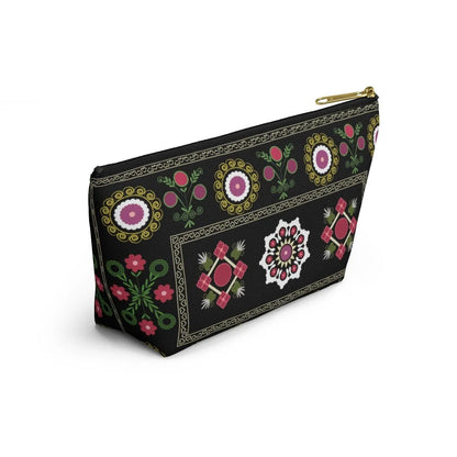 Uzbek Suzani Rug Print Pouch - The Global Wanderer