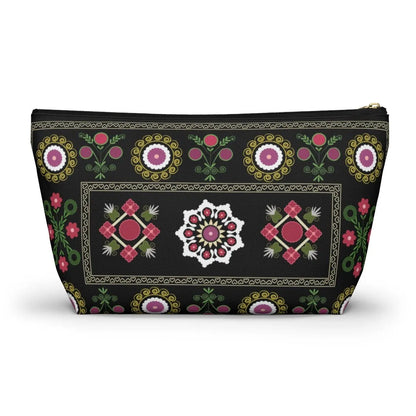 Uzbek Suzani Rug Print Pouch - The Global Wanderer