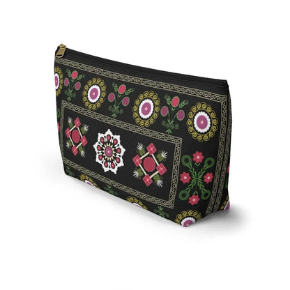 Uzbek Suzani Rug Print Pouch - The Global Wanderer