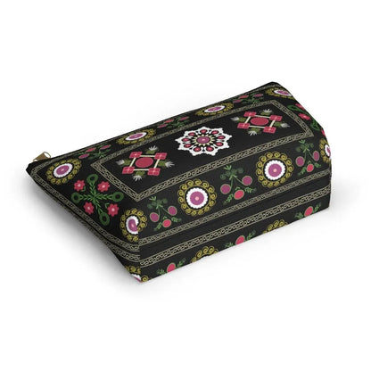 Uzbek Suzani Rug Print Pouch - The Global Wanderer