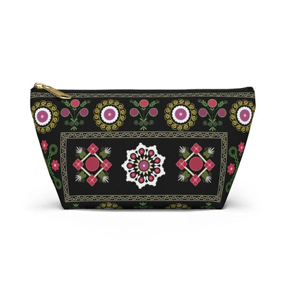 Uzbek Suzani Rug Print Pouch - The Global Wanderer