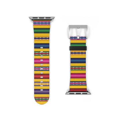 Yellow Peruvian Watch Band - The Global Wanderer